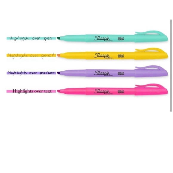 Sharpie 20 Pk Pastel and Fluorescent Highlighters NEW - Picture 2 of 3